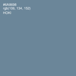 #6A8698 - Hoki Color Image