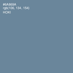 #6A869A - Hoki Color Image