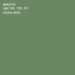 #6A8761 - Highland Color Image