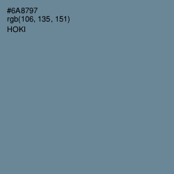 #6A8797 - Hoki Color Image