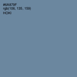 #6A879F - Hoki Color Image