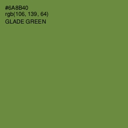 #6A8B40 - Glade Green Color Image