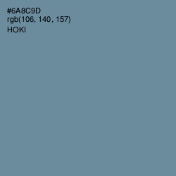 #6A8C9D - Hoki Color Image