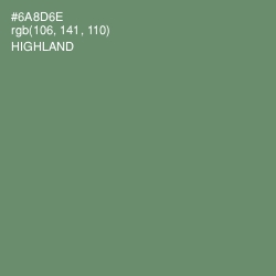 #6A8D6E - Highland Color Image