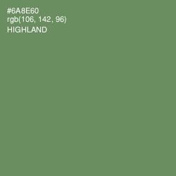 #6A8E60 - Highland Color Image