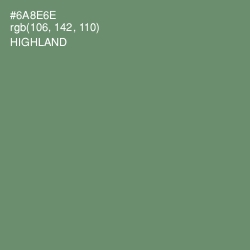 #6A8E6E - Highland Color Image