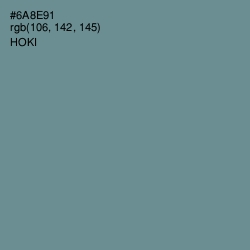 #6A8E91 - Hoki Color Image