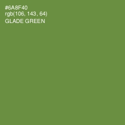 #6A8F40 - Glade Green Color Image