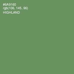 #6A9160 - Highland Color Image