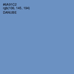 #6A91C2 - Danube Color Image