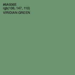 #6A936E - Viridian Green Color Image