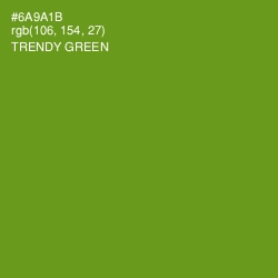 #6A9A1B - Trendy Green Color Image