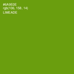 #6A9E0E - Limeade Color Image