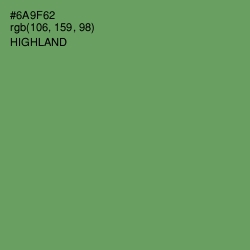 #6A9F62 - Highland Color Image