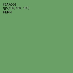 #6AA066 - Fern Color Image