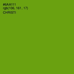 #6AA111 - Christi Color Image