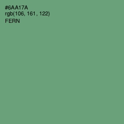 #6AA17A - Fern Color Image