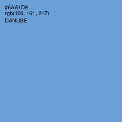 #6AA1D9 - Danube Color Image