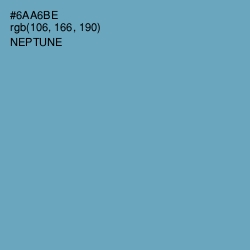 #6AA6BE - Neptune Color Image