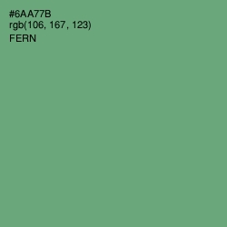 #6AA77B - Fern Color Image