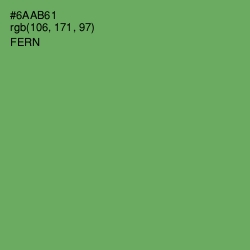 #6AAB61 - Fern Color Image