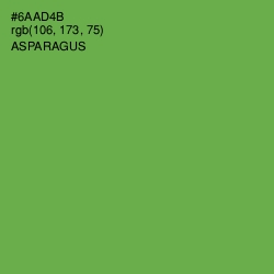 #6AAD4B - Asparagus Color Image