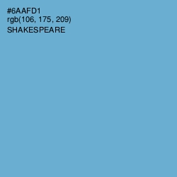 #6AAFD1 - Shakespeare Color Image