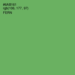 #6AB161 - Fern Color Image