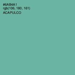 #6AB4A1 - Acapulco Color Image