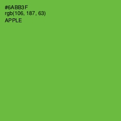 #6ABB3F - Apple Color Image