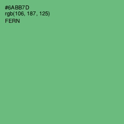 #6ABB7D - Fern Color Image