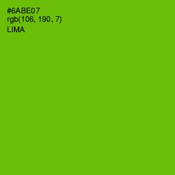 #6ABE07 - Lima Color Image