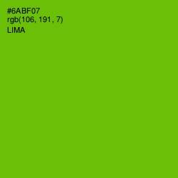 #6ABF07 - Lima Color Image