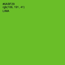 #6ABF29 - Lima Color Image