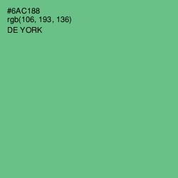 #6AC188 - De York Color Image