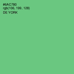 #6AC780 - De York Color Image