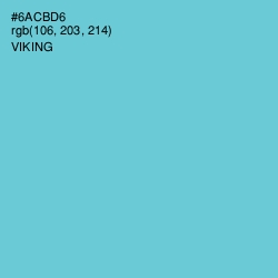 #6ACBD6 - Viking Color Image