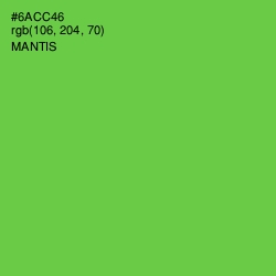 #6ACC46 - Mantis Color Image