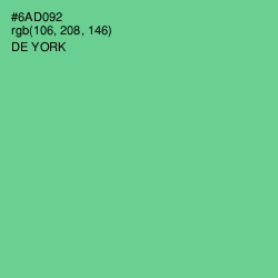 #6AD092 - De York Color Image