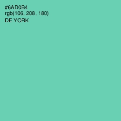 #6AD0B4 - De York Color Image