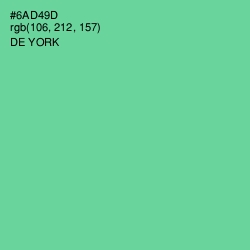 #6AD49D - De York Color Image