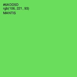 #6ADD5D - Mantis Color Image