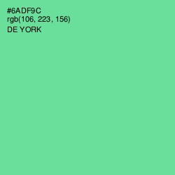 #6ADF9C - De York Color Image