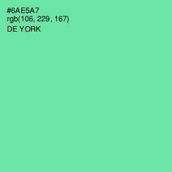 #6AE5A7 - De York Color Image