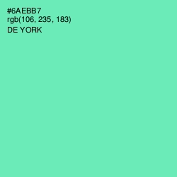 #6AEBB7 - De York Color Image