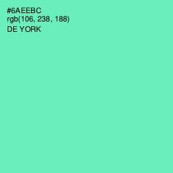 #6AEEBC - De York Color Image