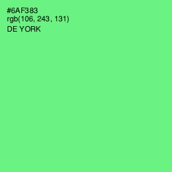 #6AF383 - De York Color Image
