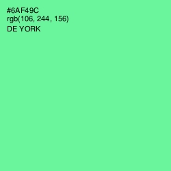 #6AF49C - De York Color Image