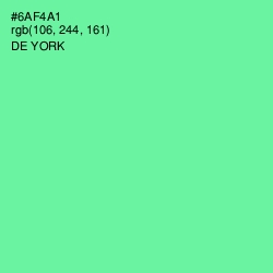 #6AF4A1 - De York Color Image