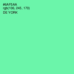 #6AF5AA - De York Color Image